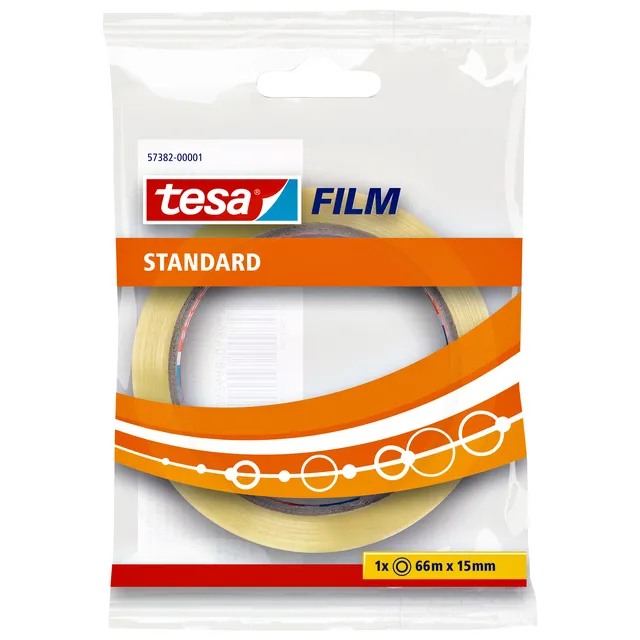 Tesa Plakband Tesa film standaard 15mmx66m