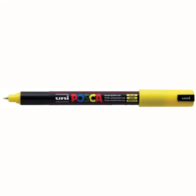 Uni POSCA paintmarker PC-1MR, 0,7 mm, geel