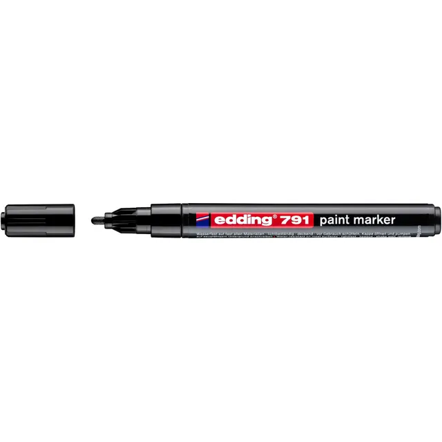 Edding Paintmarker edding 791 op alcoholbasis 1-2mm zwart
