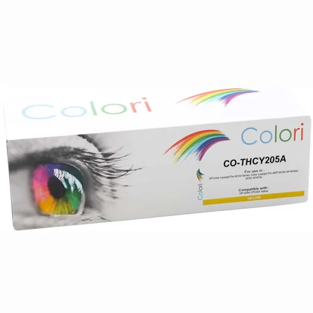 Colori huismerk toner geel geschikt voor HP Laserjet Pro M154 MFP M180 M180n M181 M181fw M 154 M 180 M 180n M 181 M 181fw HP 205A CF532A