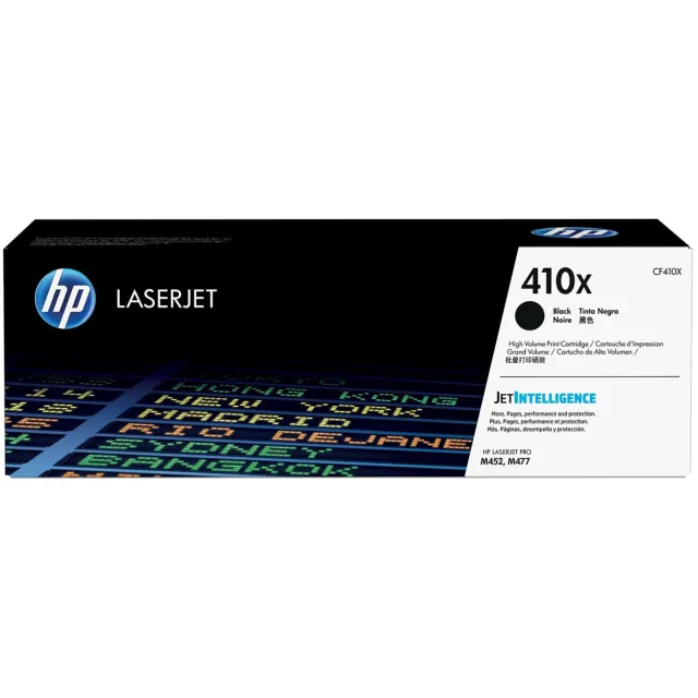 Hp toner 410X, 6 500 pagina's, OEM CF410X, zwart