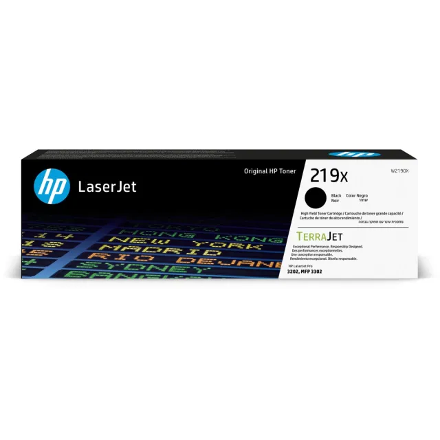 Hp toner 219X, 3.200 pagina's, OEM W2190X, zwart