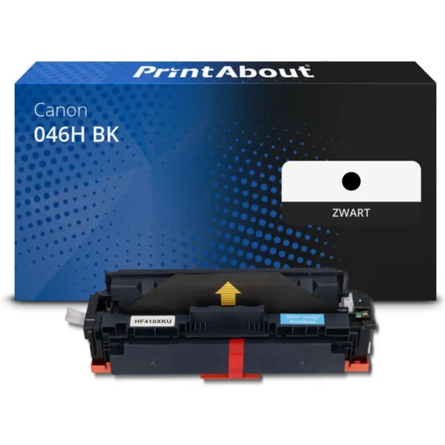 PrintAbout Huismerk Canon 046H BK Toner Zwart Hoge capaciteit