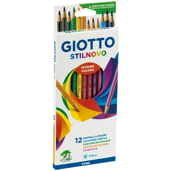 Giotto Kleurpotlood Giotto Stilnovo set à 12 kleuren
