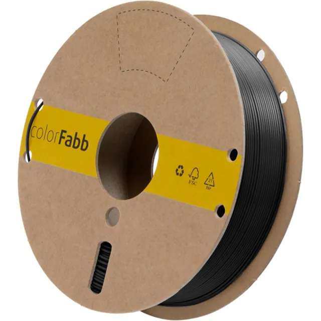 ColorFabb Petg Half Mat Zwart 3D-printerfilament - 2,85 mm - 2200 g - Minder glanzend oppervlak - Gemakkelijk te printen - Hoge taaiheid