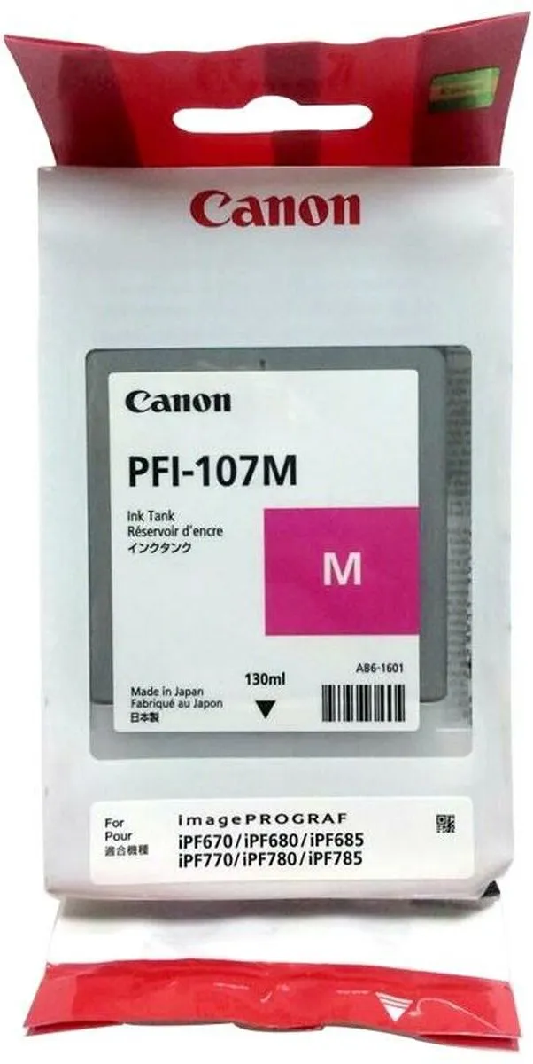 Canon PFI-107M inktcartridge magenta standard capacity 130ml 1-pack