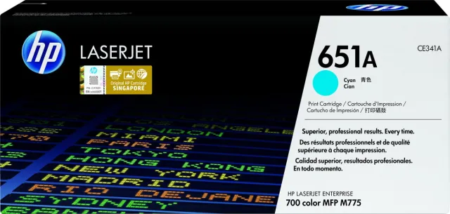 HP 651A originele toner cartridge cyaan standard capacity 16.000 paginas 1-pack