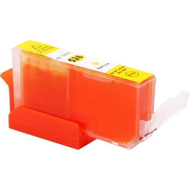 inkmaster Huismerk Cartidge XL Alternatief voor Canon CLI-526 Y XL Geel| Canon MX 882/ IP4850/ IP4950/ iX6520/ iX6550/ MG5150/ MG5250/ MG5350/ MG6150/ MG6250/ MG8150/ Yellow