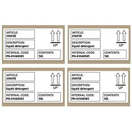 Dymo 12 pack label Shipping/Badge Label 101x54mm