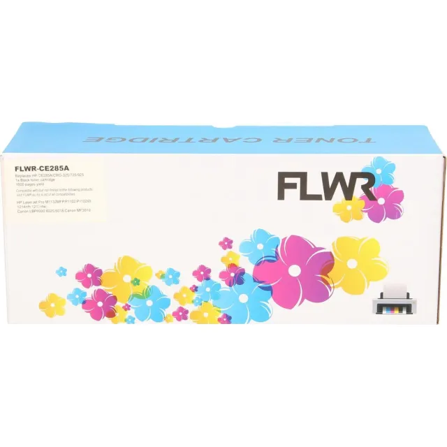 FLWR Toner / 35A / 36A / Zwart - Geschikt voor HP