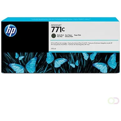 HP 771C matzwarte DesignJet inktcartridge, 775 ml (B6Y07A)