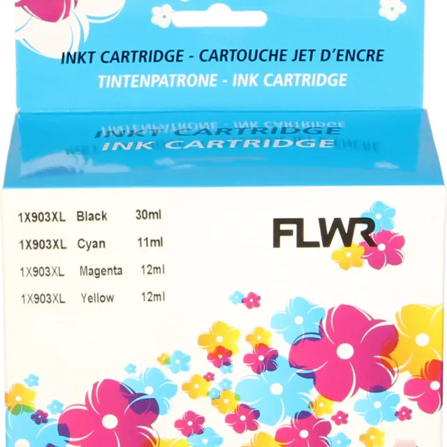 FLWR Cartridges / HP 903XL Multipack / zwart en kleur / Geschikt voor HP