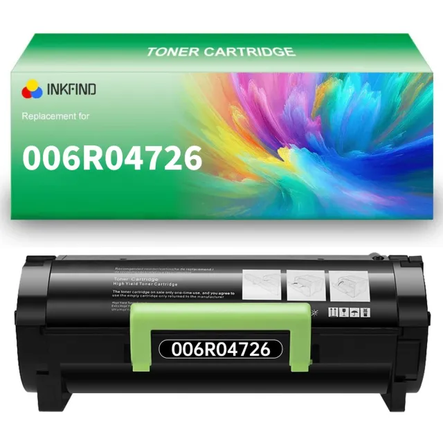 INKFIND 006R04726 Zwart tonercartridge compatibel met Xerox 006R04726 Zwart geschikt voor Xerox B410 VersaLink B415 - 1-pack Zwart Zwart x 1