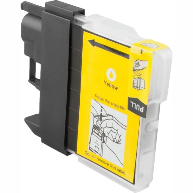 InktDL Huismerk geschikt voor Brother LC-980 XL inktcartridge Geel - DCP/MFC - 145C - 165C - 195C - 365CN - 375CW - 250C - 255CW - 290C - 295CN - J615W