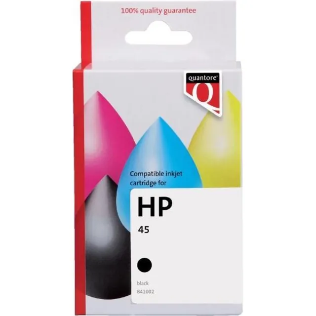 Quantore Inktcartridge Quantore alternatief tbv HP 51645A 45 zwart