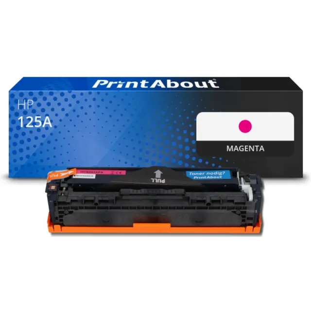 PrintAbout huismerk Toner 125A (CB543A) Magenta Geschikt voor HP