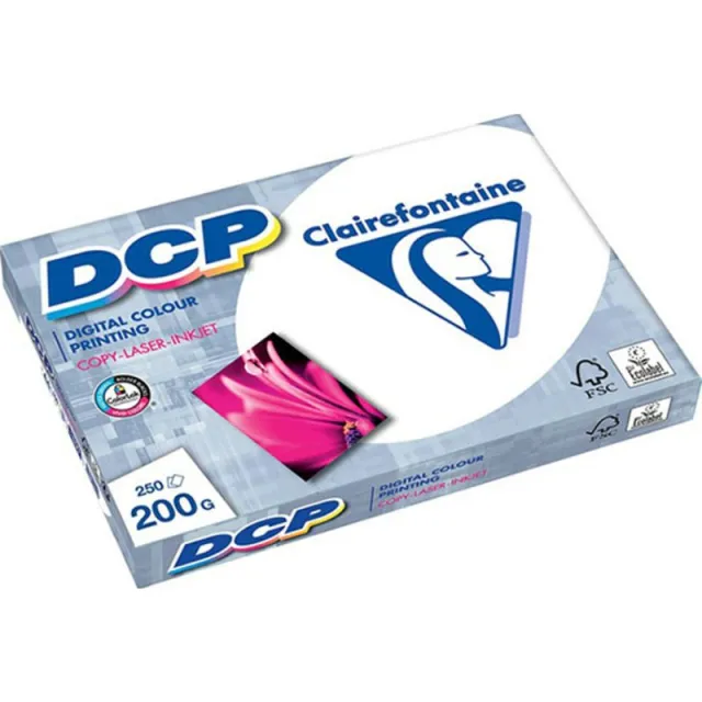 Clairefontaine A4 DCP papier 200 grams (250 vel) wit