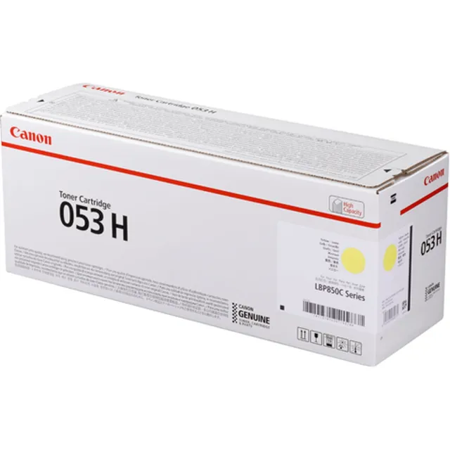 Canon 053H tonercartridge 1 stuk(s) Origineel Geel