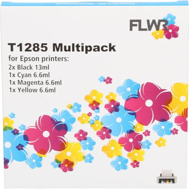 Epson FLWR - Cartridges / Epson T1285 Multipack / zwart en kleur / Geschikt voor Epson