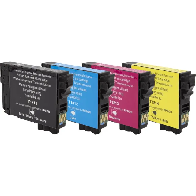 RECYCLECLUB K10339RC inktcartridge 4 stuk(s) Compatibel Hoog (XL) rendement Zwart, Cyaan, Magenta, Geel Zwart;Cyaan;Magenta;Geel