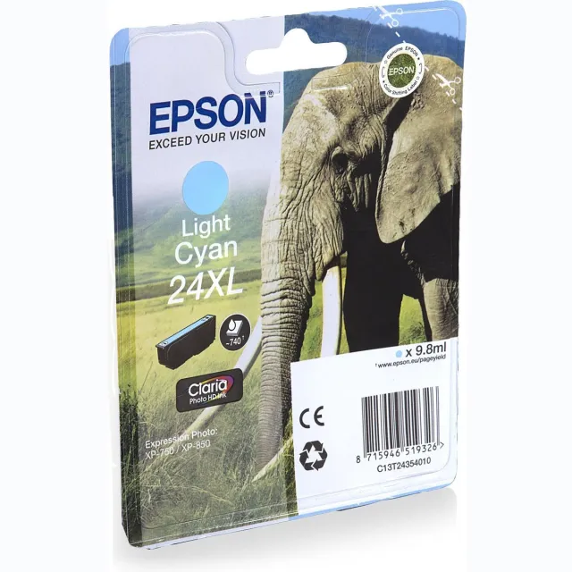 Epson 24XL (T2435) - Inktcartridge / Licht Cyaan / Hoge Capaciteit