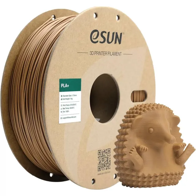 ESUN PLA+ Lichtbruin / Light brown - 1 kg - 1.75 mm - 3D printer en 3D pen filament Licht bruin