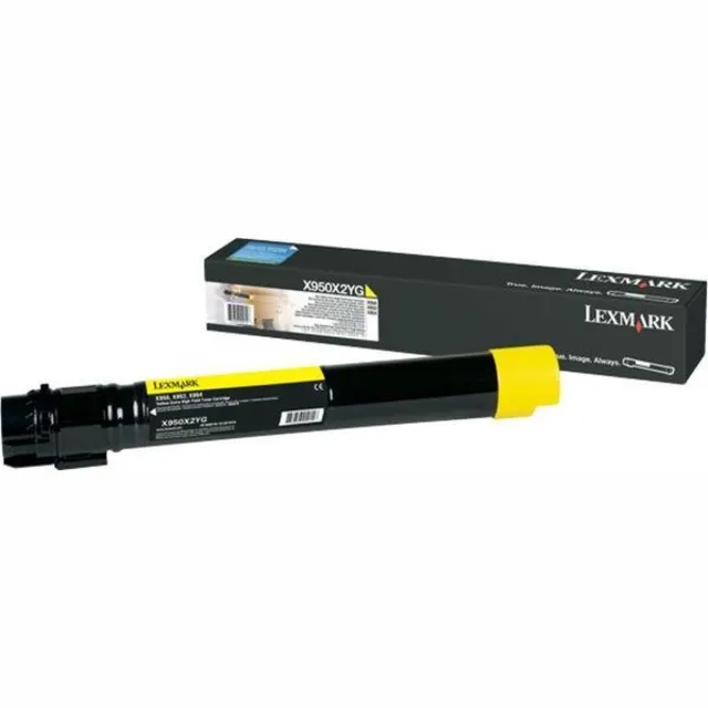 Lexmark X950X2YG - Tonercartridge Geel - Hoge capaciteit