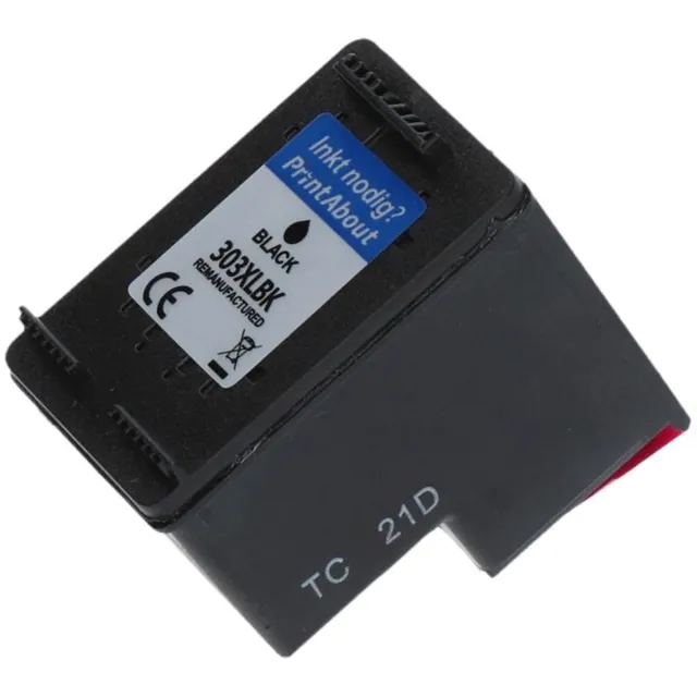 PrintAbout huismerk Inktcartridge 303 (T6N02AE) Zwart geschikt voor HP