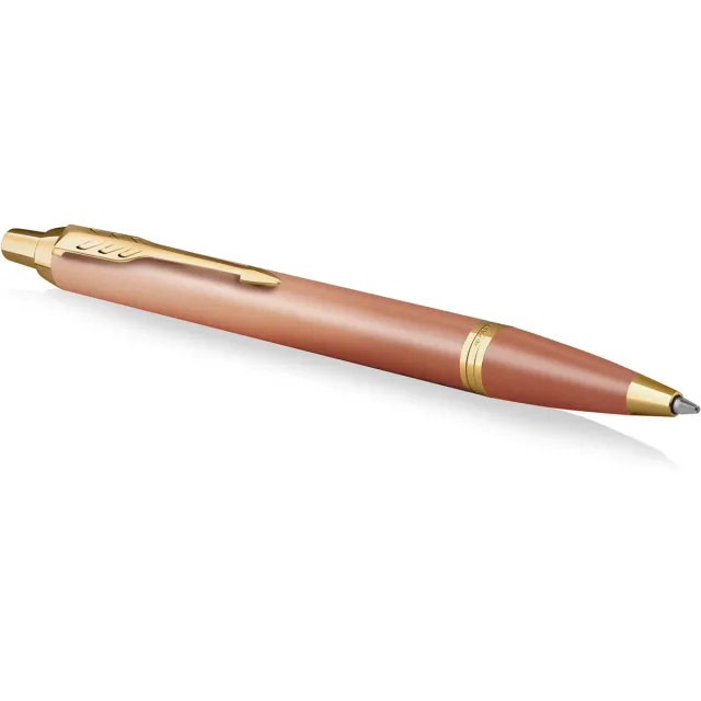 Parker IM Rituals balpen, oranje GT, medium, giftbox blauw