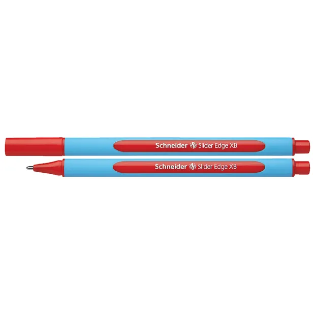 Balpen Schneider Slider Edge extra breed rood