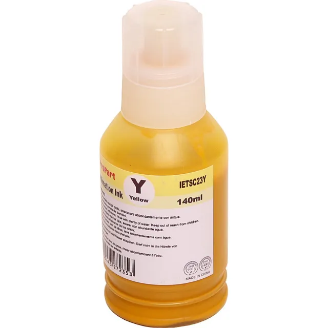 ABC huismerk navul flesje inkt voor Epson SC23Y T49N4 geel geschikt voor Surecolor SC-F100 SC-F500 SC-F501