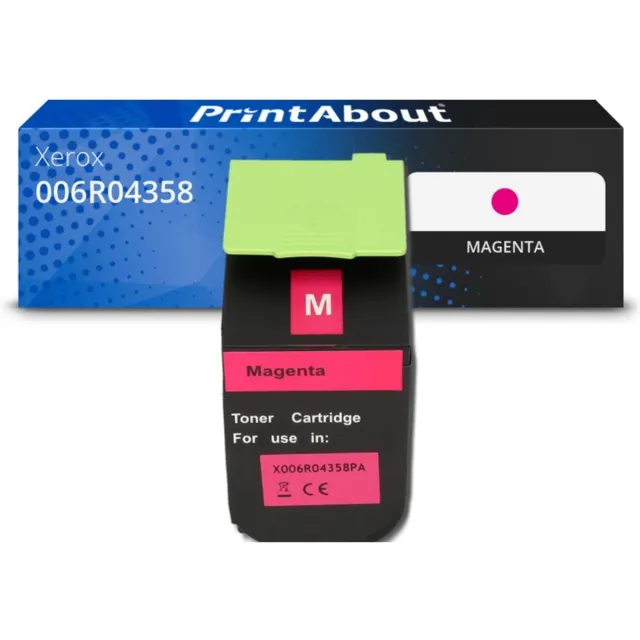 PrintAbout huismerk Toner 006R04358 Magenta geschikt voor Xerox