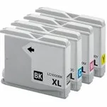 Brother Huismerk Brother LC-1000/LC-970 XL Inktcartridges Multipack (zwart + 3 kleuren)