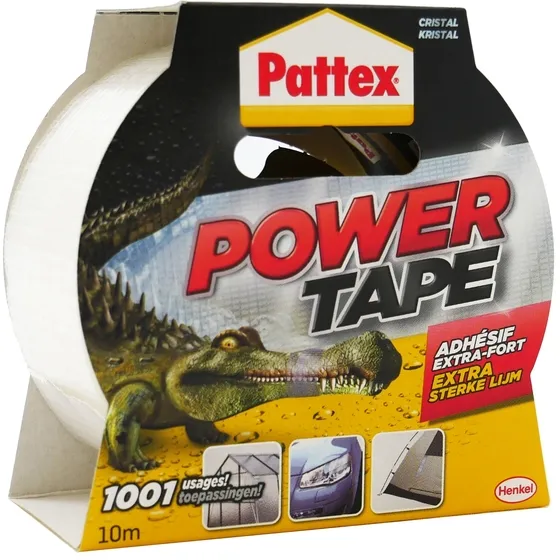 Pattex Plakband Pattex Power Tape 50mmx10m transparant