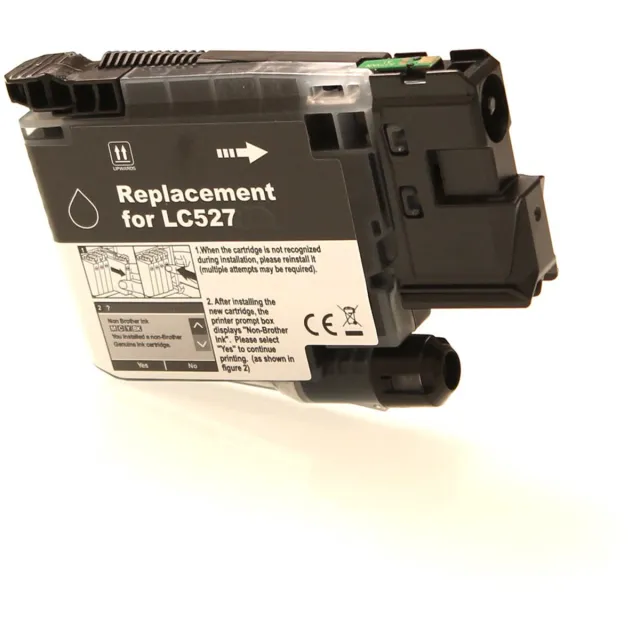 ABC huismerk inktcartridge geschikt voor Brother LC527BK zwart geschikt voor MFC-J4350DW MFC-J4550DW