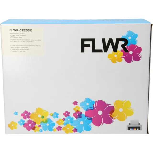 FLWR Toner / 55X / Zwart - Geschikt voor HP