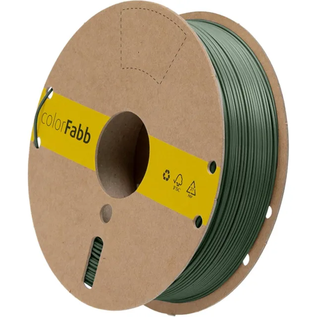 ColorFabb Lw-pla-ht Olijfgroen 3D-printerfilament - 1,75 mm - 750 g - Lichtgewicht materiaal - Ideaal voor RC-vliegtuigen - Matte afwerking