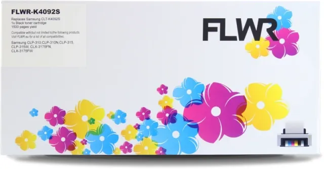 FLWR Samsung CLT-K4092S zwart (Huismerk (compatible))