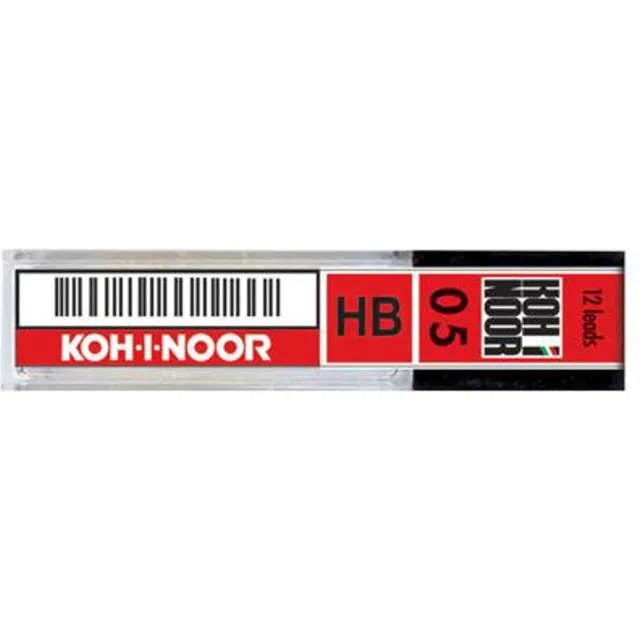 Koh I Noor Koh-I-Noor E205-HBA potloodstift HB Grijs Zwart