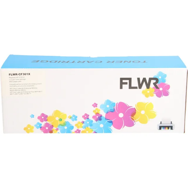 FLWR Toners / HP 508X / cyaan / Geschikt voor HP
