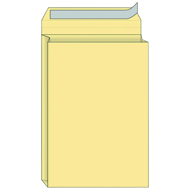 Quantore Envelop Quantore monsterzak 230x350x38mm zelfklevend creme 125 stuks