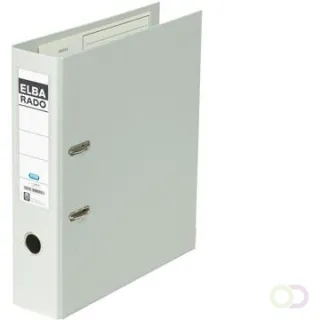 Elba Rado Plast ordner, grijs, rug van 8 cm