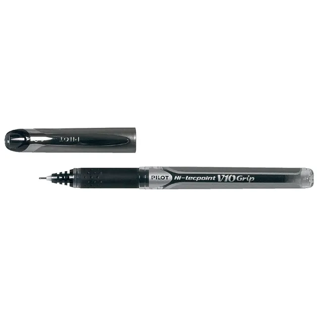 Pilot Rollerpen PILOT Hi-Tecpoint Grip V10 breed zwart
