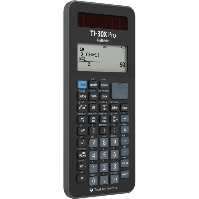 Texas Instruments CTI-30X Pro Mathprint FC Rekenmachine, foto 2