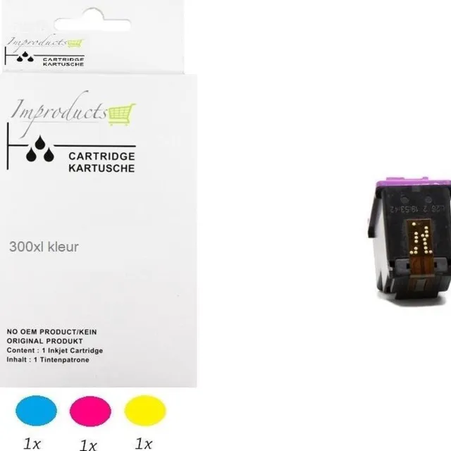 Improducts Inkt cartridges - Alternatief HP 300 / 300XL CC644EE kleur