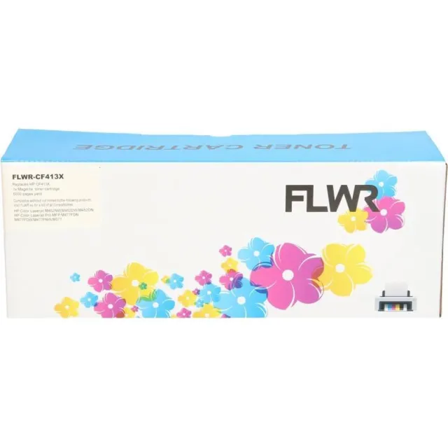 FLWR Toner / 410X / Magenta - Geschikt voor HP