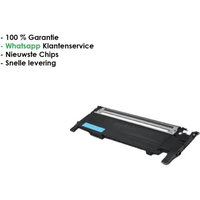 AtotZinkt Premium huismerk XL toner Samsung voor CLT -C 4072S / 407S Blauwe Toner cartridge Cyan Samsung CLP-320 CLP-320N CLP-321N CLP-325 CLP-325W CLP-326 CLX-3180 CLX-3185 CLX-3185FN CLX-3185FW Cyaan