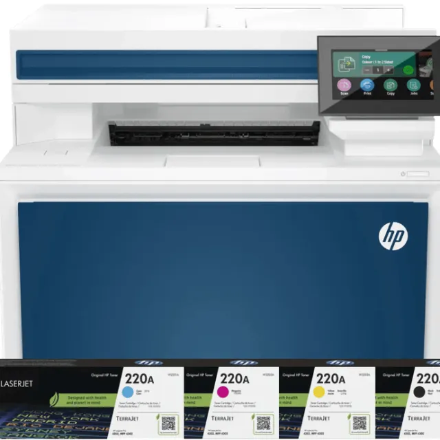 Hp Color LaserJet Pro MFP 4302fdw + 1 extra set toners