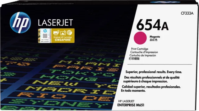 HP 654A - Tonercartridge / Magenta