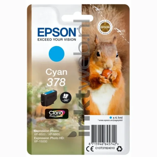 Epson 378 cyaan (Origineel)